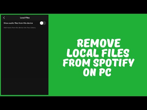 How to Remove Local Files From Spotify (PC)