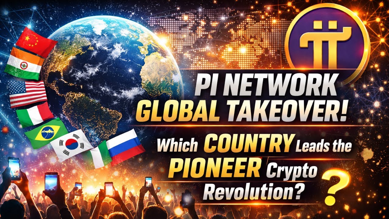 Pi Network Pioneers Unite Globally | Which Country Has the Most Pioneers in This Crypto Revolution?