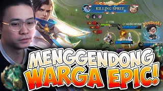 SAATNYA GRANGERGOD TUTURUUU MENGGENDONG WARGA EPIC !! - Mobile Legends