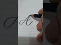 Aprenda a Desenhar a Letra A Cursiva Maiúscula e Minúscula com Lápis ✍️