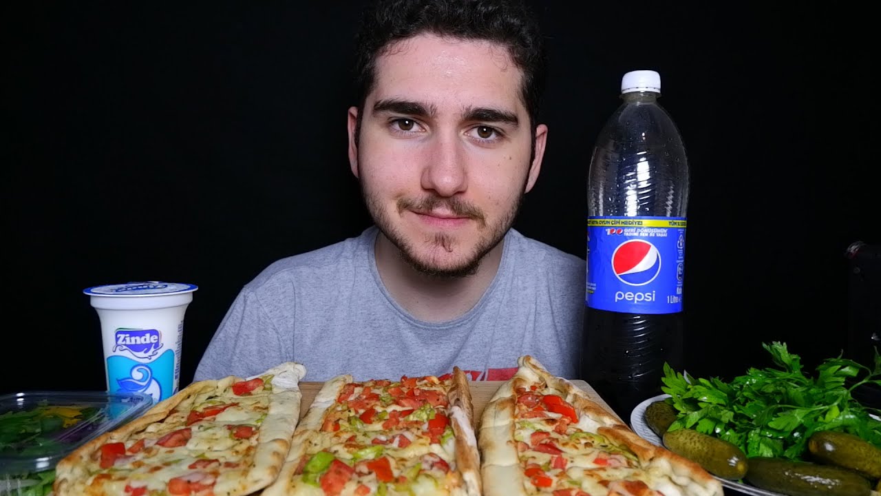 АСМР | МУКБАНГ ПИДЕ 65 СМ | Турецкая лаваш Мукбанг