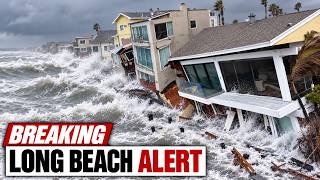 Long Beach’s $10M Oceanfront Homes Just Got Red-Tagged — And Nobody Can Stop the Ocean