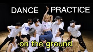 On the ground ros'e dance practice #rose #blackpink 