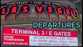 Las Vegas Airport LAS Terminal 3 Departure 2026 Harry Reid International Airport