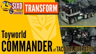TRANSFORM: Transformers Toyworld TW-F09B Commander of Tactical Operation