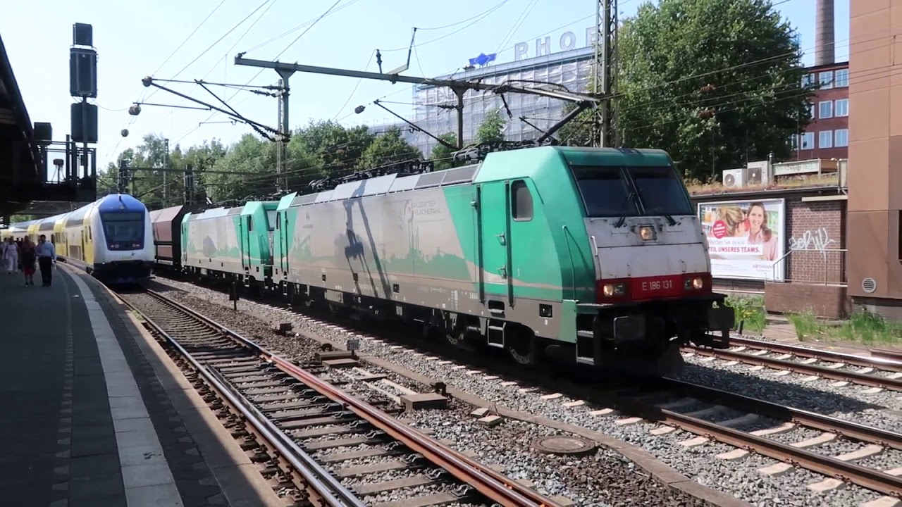 Freight Trains Galore At HamburgHarburg 25 July 2019 YouTube