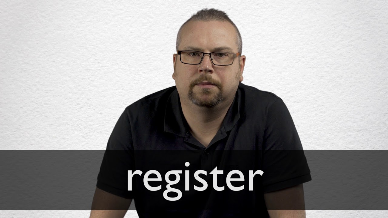 How To Pronounce REGISTER In British English YouTube