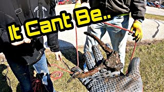 Local History Found While Magnet Fishing!!! (100 Years old)