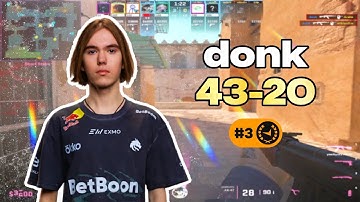 DONK 43-20 EU FACEIT POV (Dust2) | 4416 ELO