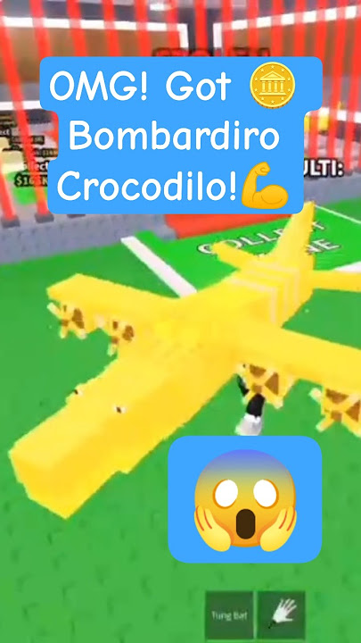 GOLD BOMBARDIRO CROCODILO 🐊 | STEAL A BRAINROT 🧠 #shorts