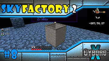 Sky Factory 2 Ep8 - OBSIDIAN! AND HOW TO MAKE IT!