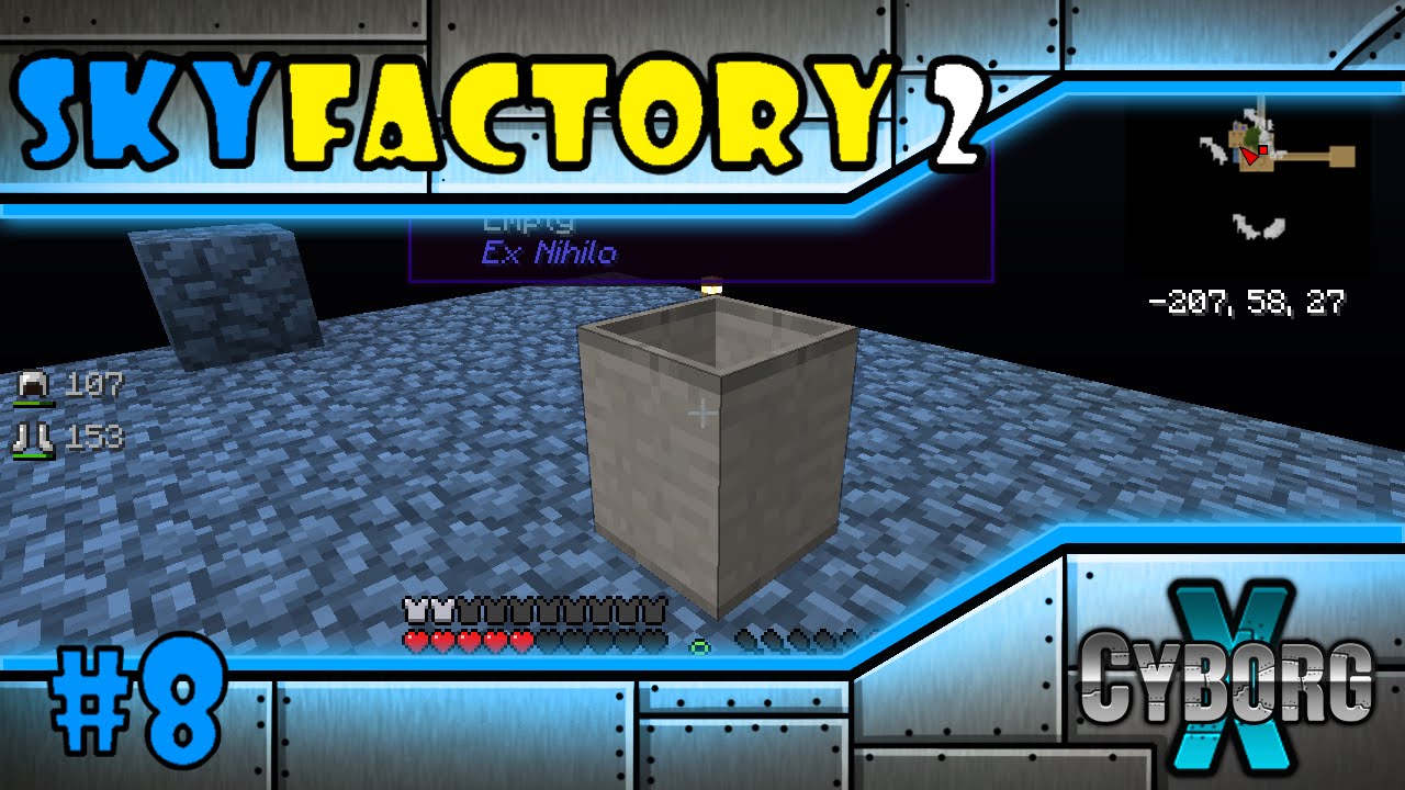 Sky Factory 2 Ep8 - OBSIDIAN! AND HOW TO MAKE IT! - YouTube