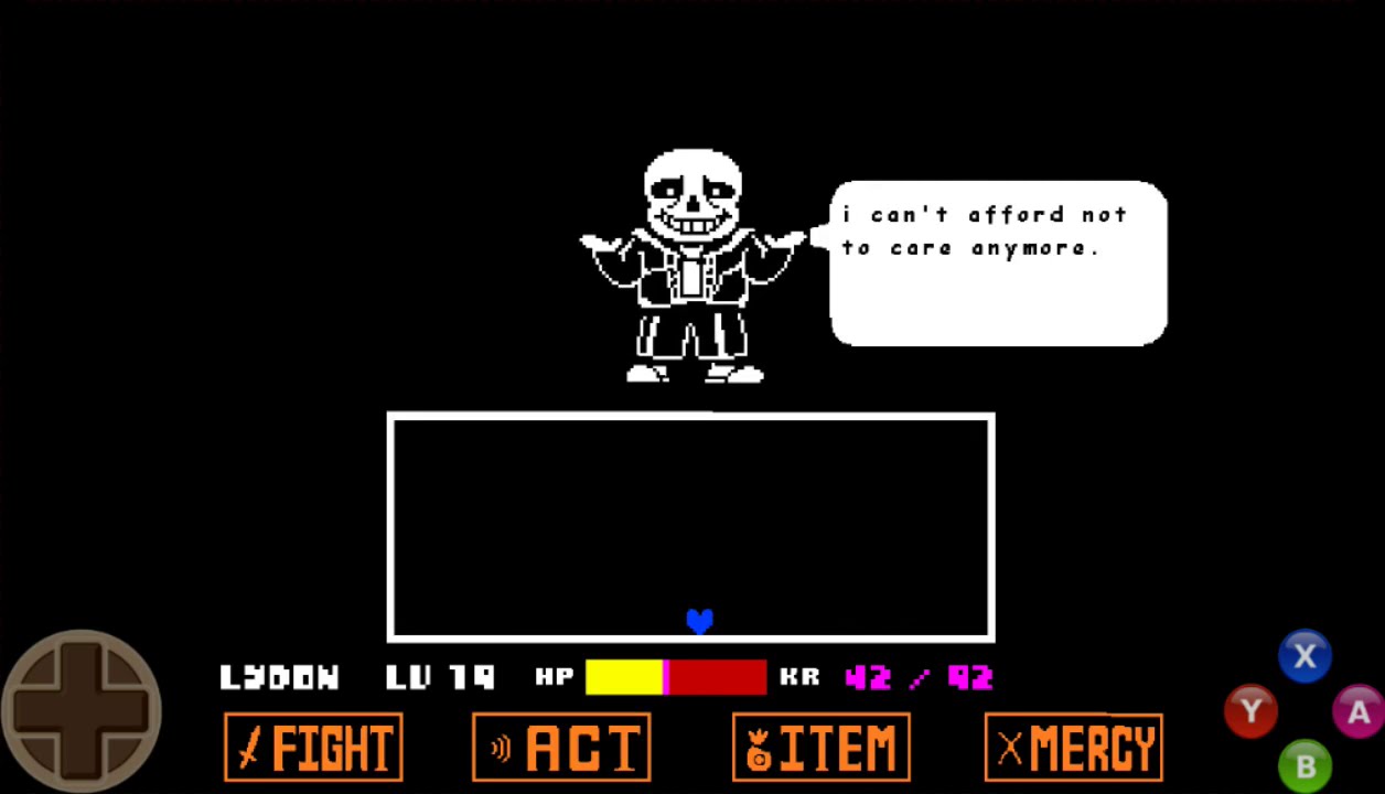 Undertale (Android) - Boss Battle: Sans (720p HD) 