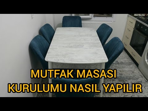 Video: İki Kişilik Bir Masa Nasıl Kurulur