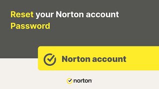 How to reset your Norton account password