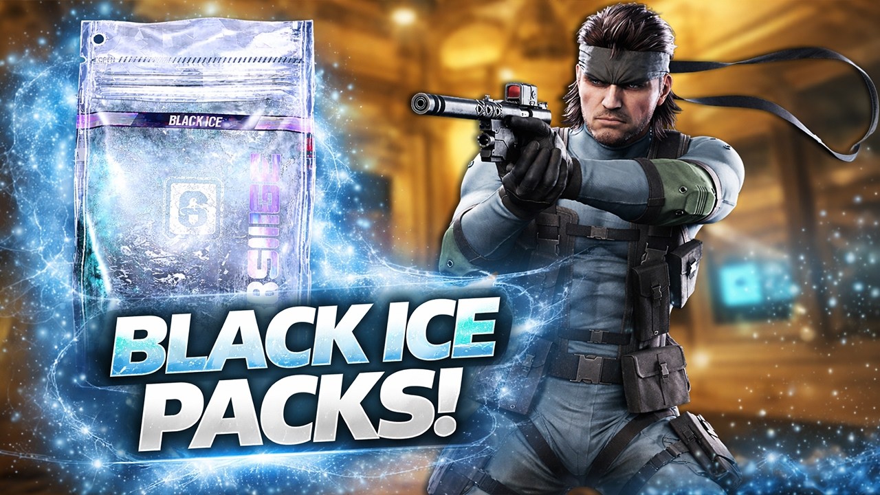 SOLID SNAKE GAMEPLAY & BLACK ICE PACK ÖFFNUNG | NEUE SEASON R6 - YouTube