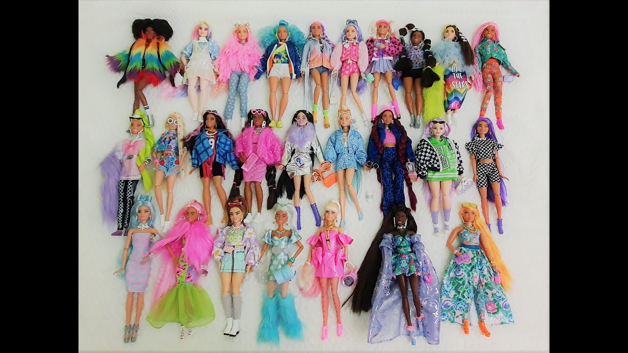 💖 ALL BARBIE EXTRA DOLLS- Overview Side by side & My Personal Ranking! 26  Dolls Including Exclusive💖 