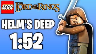 [First Sub 2!!!] (World Record) LEGO The Lord Of The Rings: Helm's Deep Speedrun in 1:52