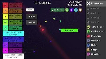 Got my first infinity in revolution idle!