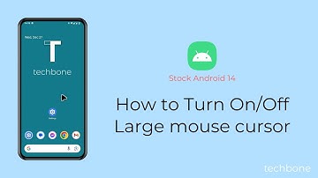 How to Turn On/Off Large mouse cursor [Android 14]