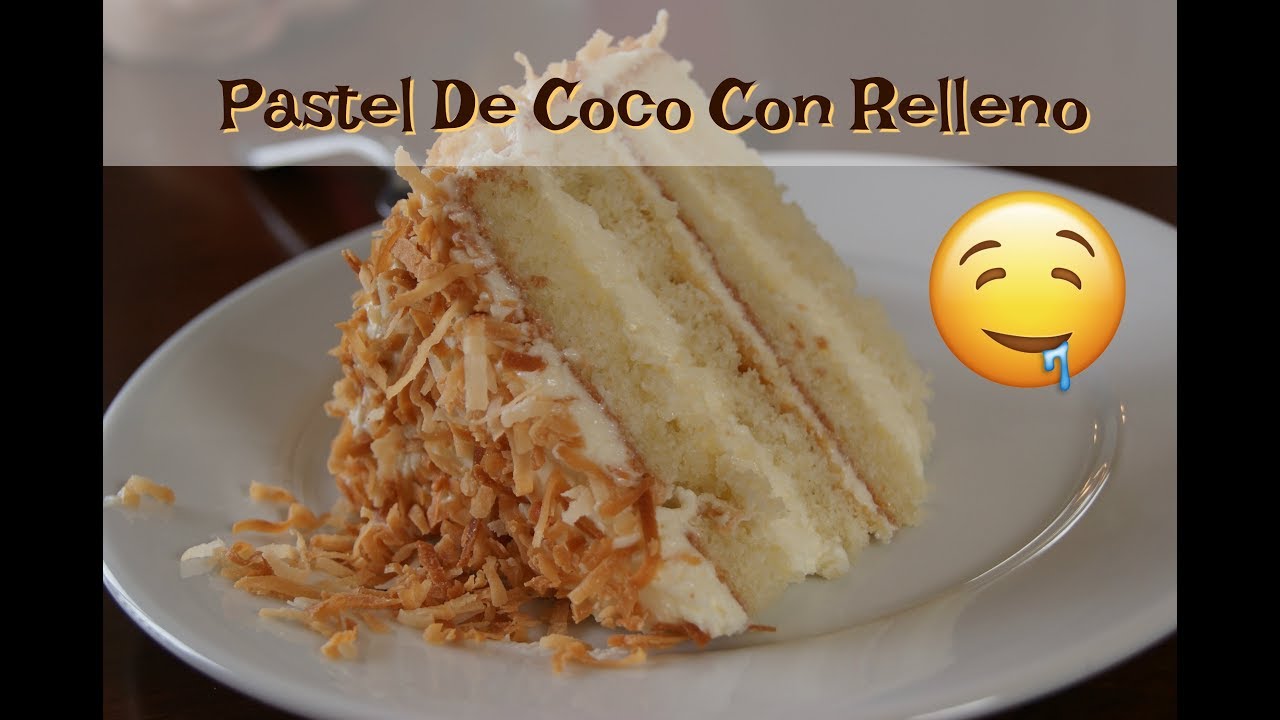 Receta Casera Pastel De Coco Esponjoso Con Cubierta - YouTube