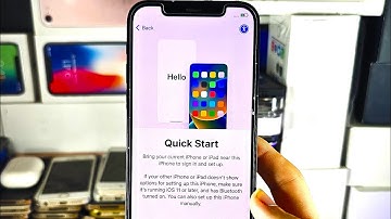 How To Access iPhone Quick Start!