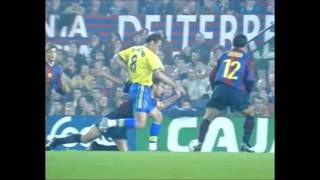 Gica Craioveanu destroza al FC Barcelona con 2 goles. Barça vs Villarreal. Año 1998
