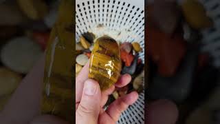 Rock Tumbling Rinse | Stage Three Rocks Random Mix #rocktumbling #rocks #polishing
