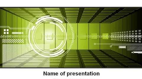 Digital Art PowerPoint Template by PoweredTemplate.com