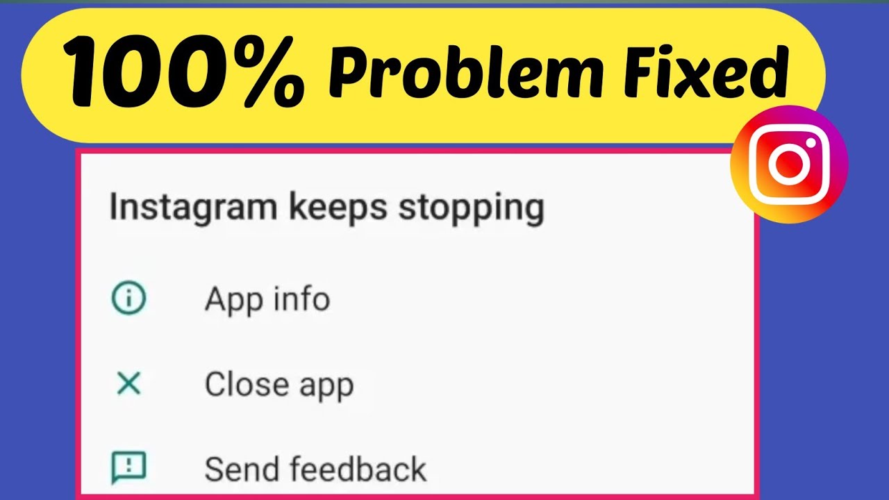 instagram-keeps-stopping-problem-solved-youtube