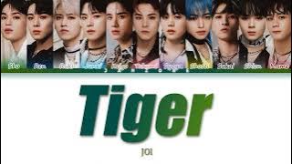 JO1 'Tiger' Color Coded Lyrics／パート割歌詞