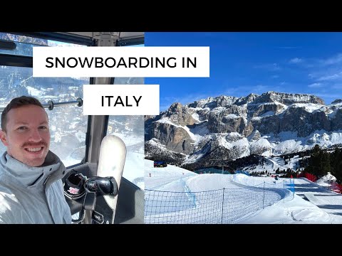 Snowboarding in the Dolomites [Sella Ronda, Italy, Where to Park, Canazei, Dolomite Super Ski Pass]