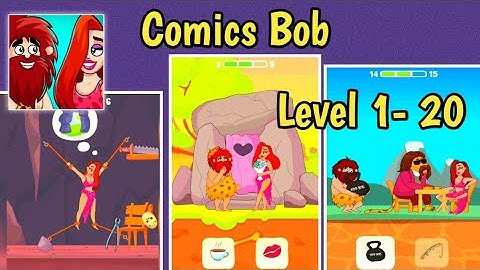 Comics Bob Level 1- 20 Gameplay Walkthrough Part 1 (Android & ios)