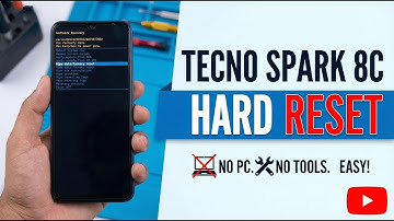 Tecno Spark 8C: Hard Reset & Pattern/Fingerprint Unlock (Factory Reset 2025)