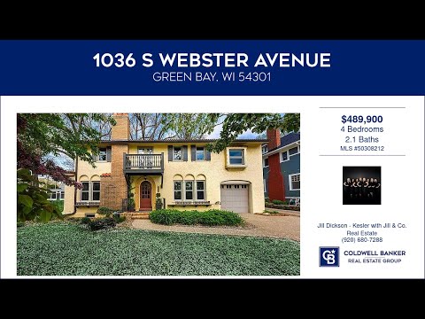 1036 S WEBSTER Avenue, Green Bay, WI home video tour