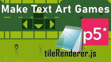 How to Make Text Art Games with P5JS