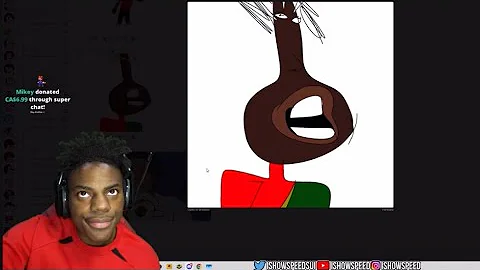 IShowSpeed Reacts To FAN ARTS *REGRETS IT*