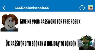 TROLLING A ROBLOX SCAMMER #1