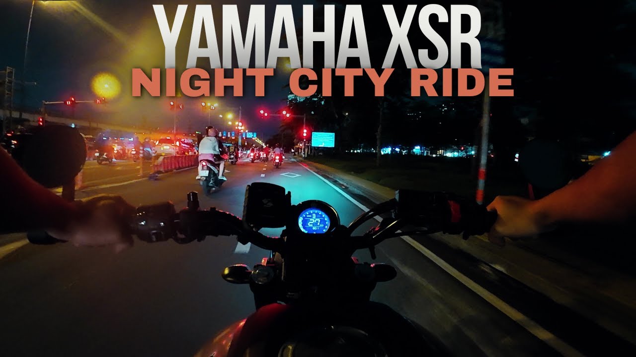 [4K] | Yamaha XSR night ride in City | POV Video - YouTube