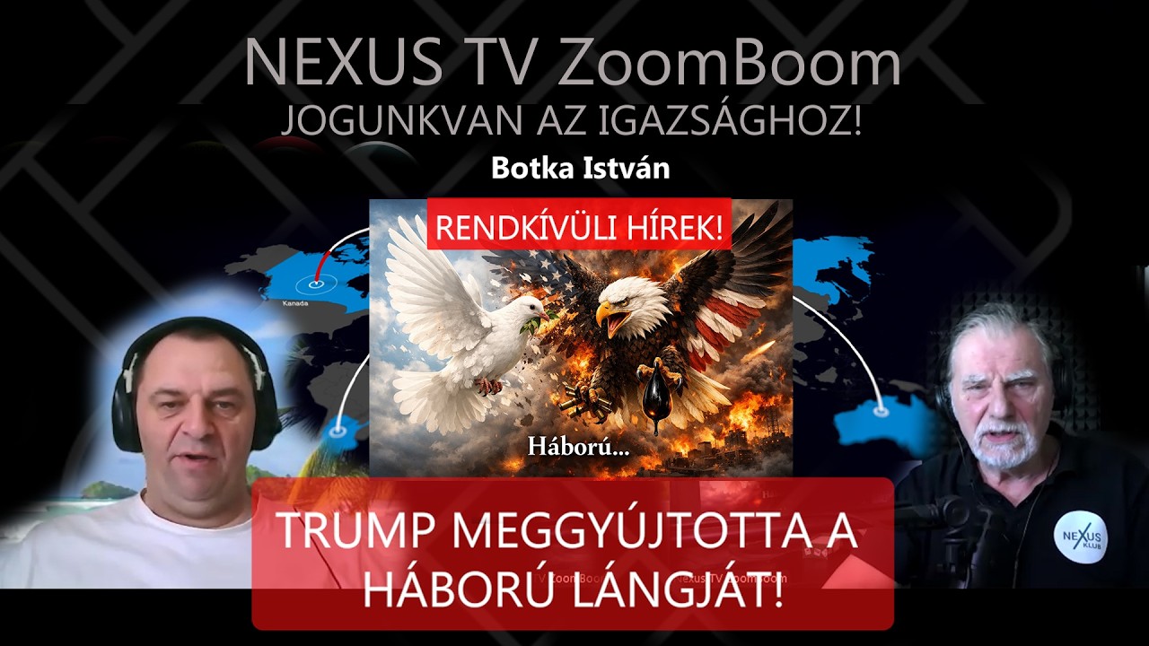 Trump meggyújtotta a háború lángját - Botka István / Juhász J. Zoltán