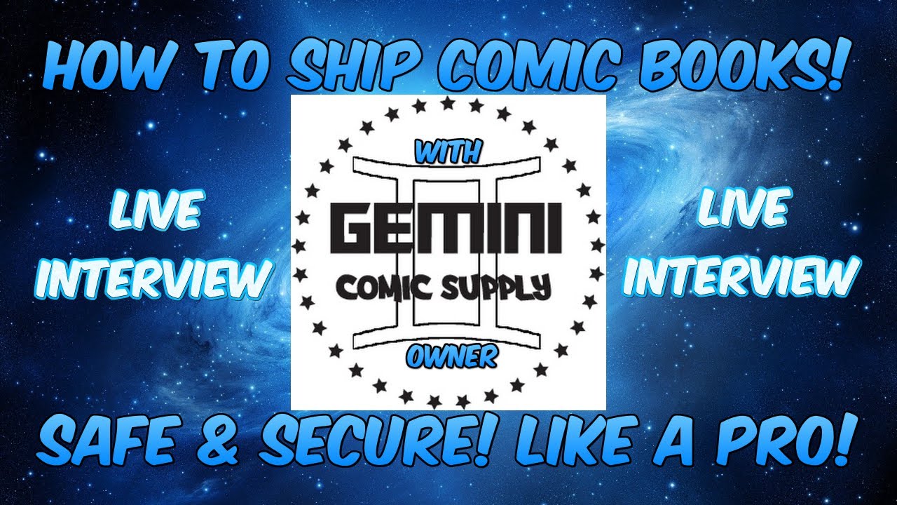 How To Pack & Ship Comic Books Safe & Secure Like A PRO! "Live With