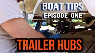 how to replace wheel hub on boat trailer