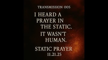 NOIRÉ — Transmission 005: Static Prayer | Visual Signal