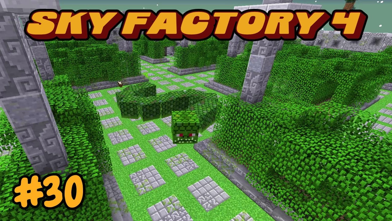 Boss Battles - E30 - SkyFactory 4 Modded Minecraft - YouTube