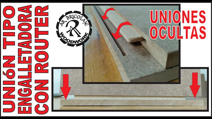 UNIÓN DE LENGüETA PARA MUEBLES DE MADERA O MDF / UNIONES EN MADERA / AR BRICOLAJE #arbricolaje