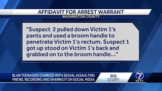 Blair teens charged as adults for sexual assault, sharing recording online