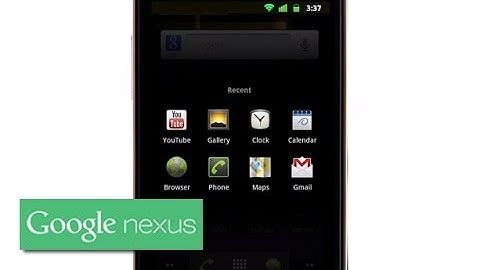 Explore Nexus S: Gingerbread Multitasking