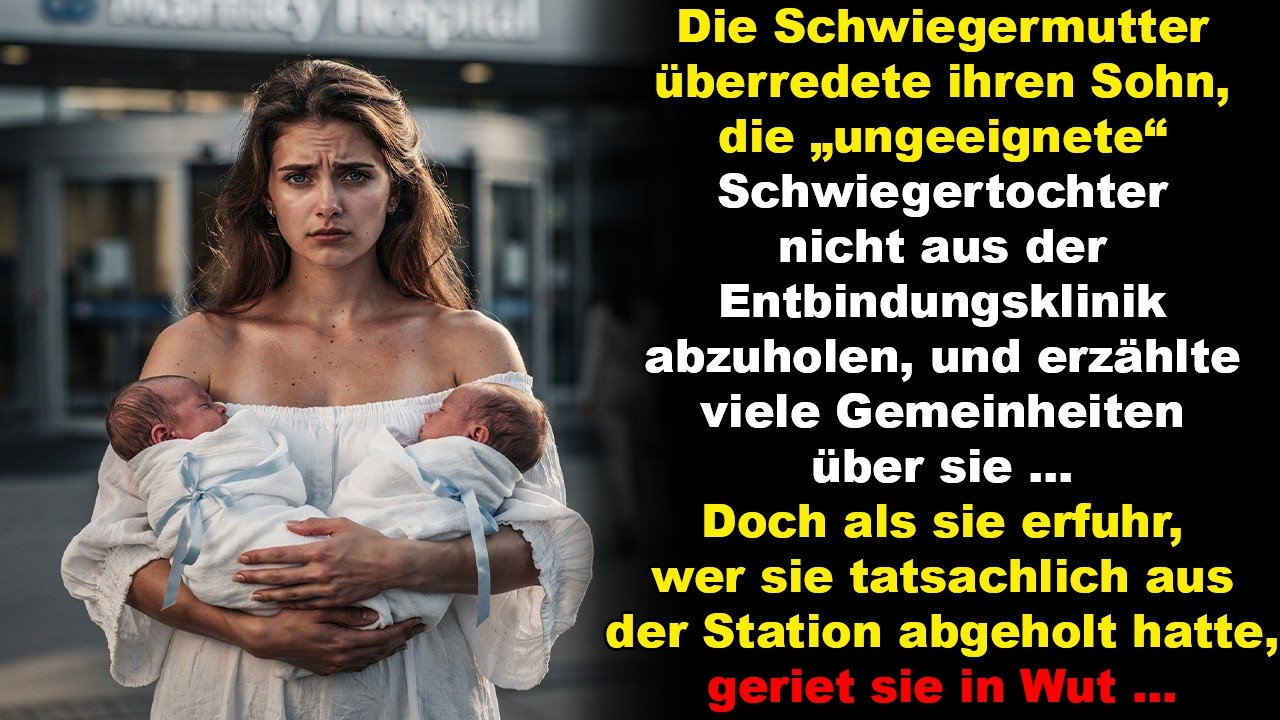Die Schwiegermutter verbot, die Ehefrau aus der Klinik abzuholen. Doch als sie erfuhr, wer sie holte