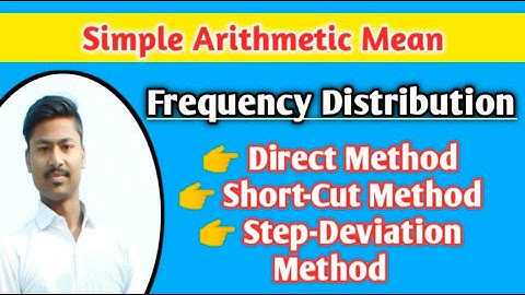 Measures of Central Tendency | Arithmetic Mean | Frequency Distribution | Statistics