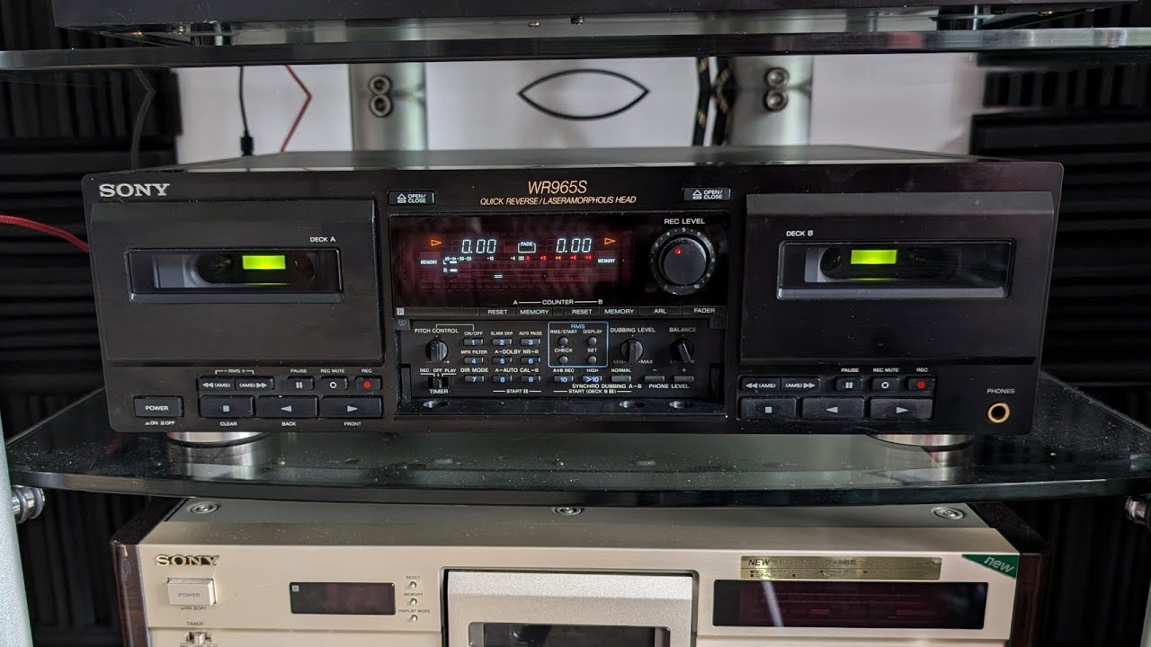 Sony TC-WR965S Pre-Shipment Check: High Dynamic Sound & Solid